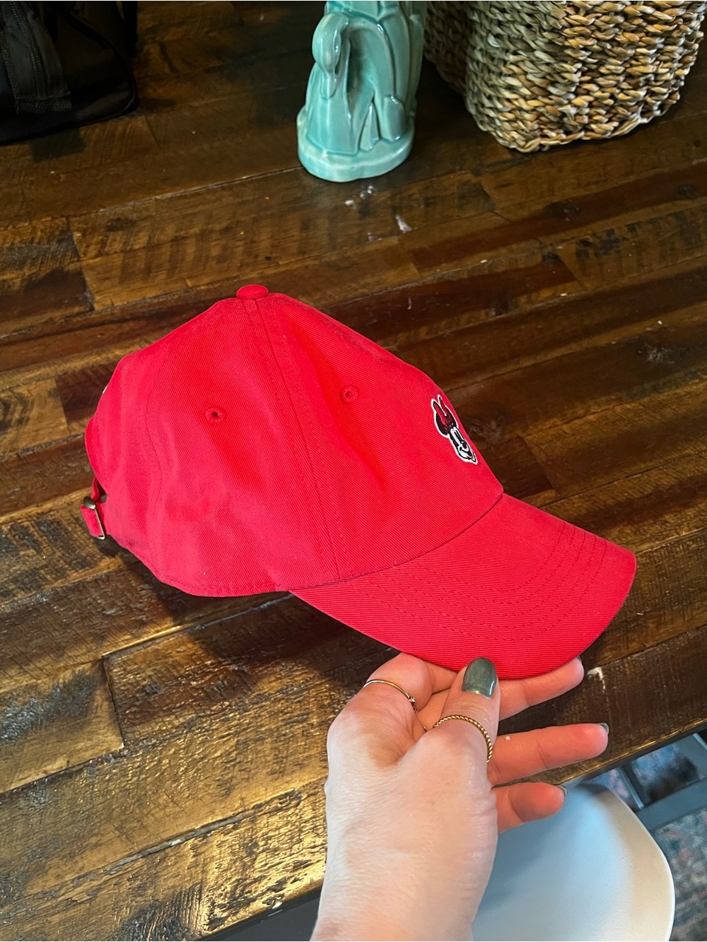 GAP Red Minnie Mouse Baseball Cap - Picture 3 of 7